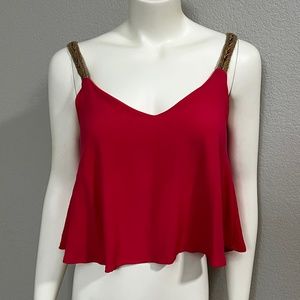 Blue Rain Boho Crop Top